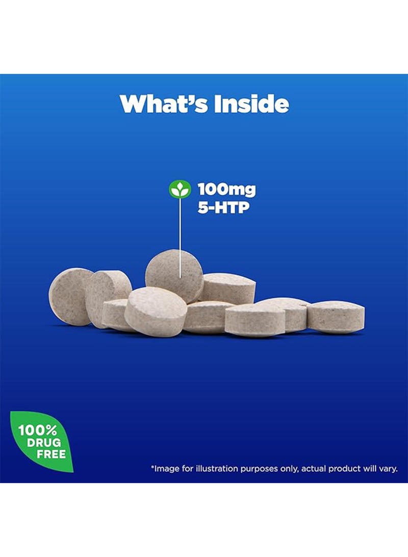 ناترول 5-HTP المزاج والإجهاد 100 ملجم F/D - التوت المختلط - 30 قرصًا - Image 4